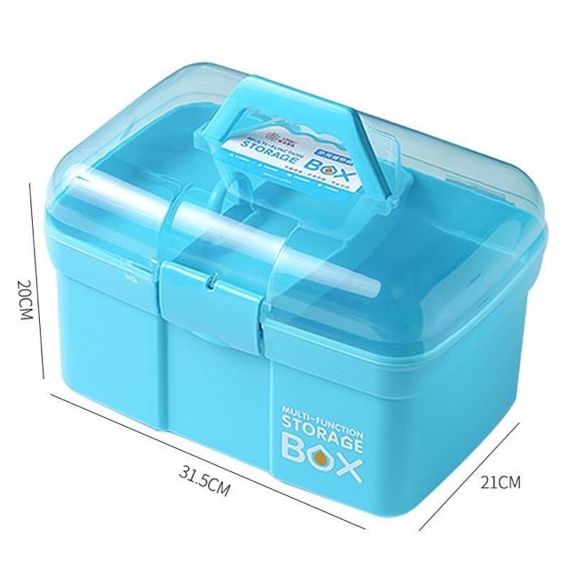 Cốp nhựa 2 tầng đựng dụng cụ ,, đồ làm nail ,mi,phun xăm,spa_mi nail chuyên sỉ lẻ