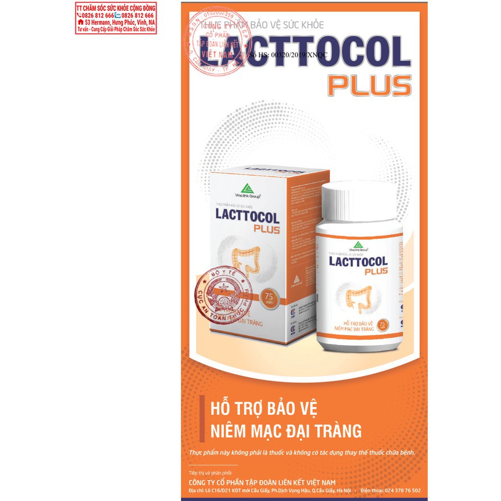 Lacttocol Plus - Tăng Cường Sức Khỏe Đường Tiêu Hóa