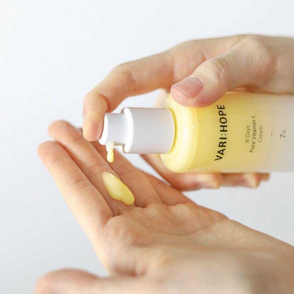 Kem dưỡng trắng da, mờ thâm mụn Vitamin C Varihope 8 Days Pure Vitamin C Cream 7% | BigBuy360 - bigbuy360.vn