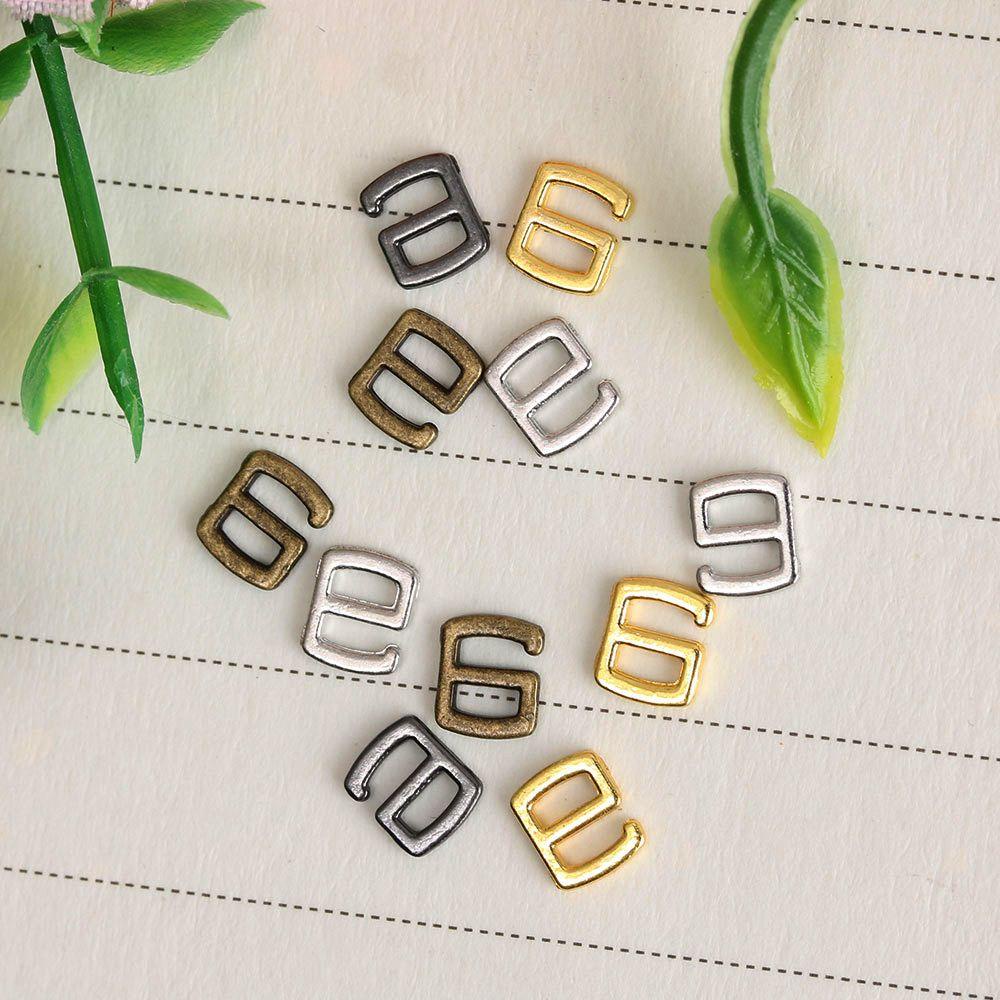Set 20 / 40 Khóa Giày Dép Mini Điều Chỉnh Được Siêu Nhỏ Màu Cầu Vồng Diy