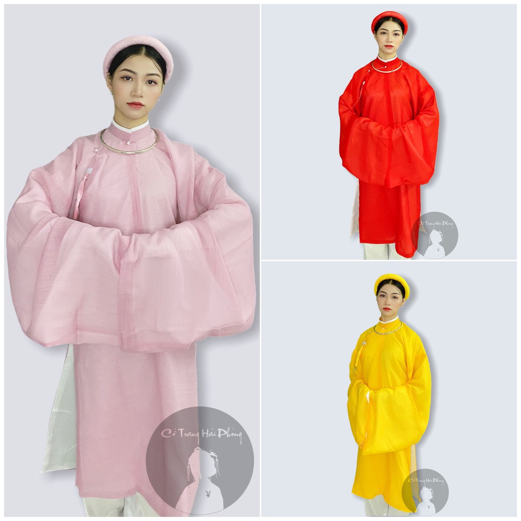 ÁO TẤC VIỆT PHỤC NGŨ THÂN NỮ LOẠI ĐẸP - CỔ PHỤC VIỆT NAM THỜI NGUYỄN - VIỆT PHỤC CỔ TRANG VIỆT NAM