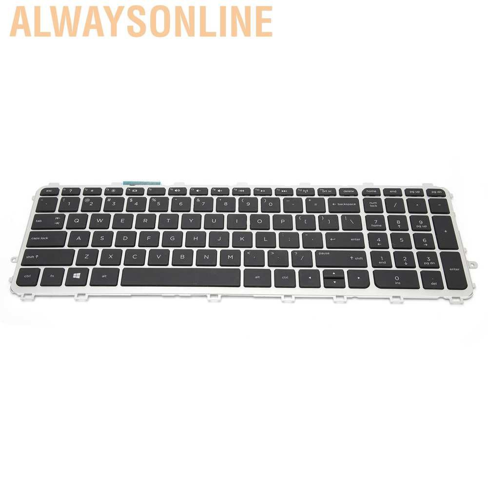 Bàn Phím Alwaysonline Với Khung Bạc Cho Laptop Usb Touchmart 15 J 17 J