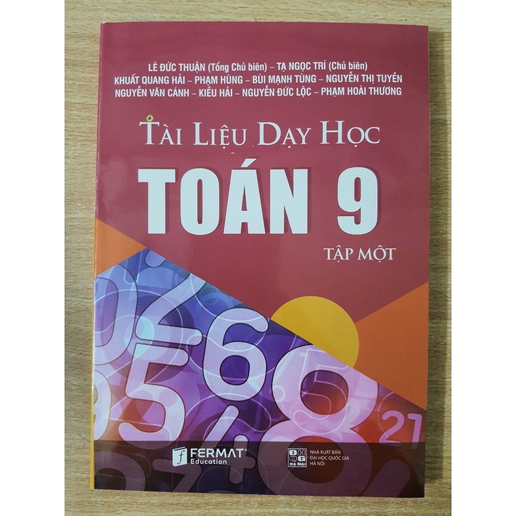 Sách - Tài liệu dạy hiocj Toán 9 tập 1