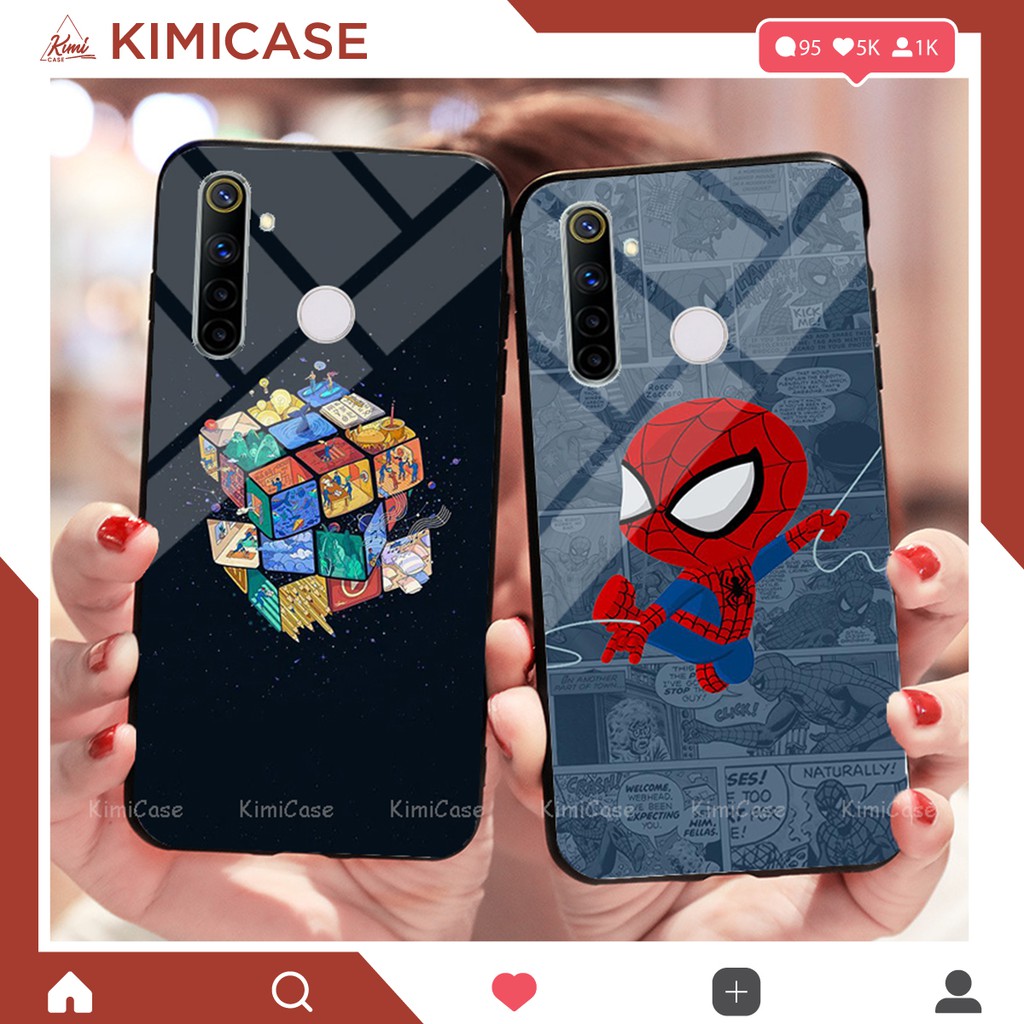 ỐP OPPO REALME 5 / 5s / 5i / 6i, REALME 5 PRO / REALME Q , REALME C3 LƯNG KÍNH BỘ NAM ( VIDEO QUAY THẬT )