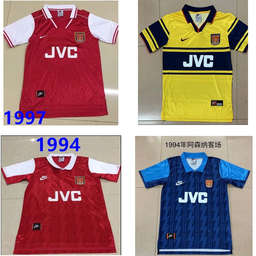 Áo Bóng Đá Arsenal Cổ Điển 1997 1994 Chất Lượng
