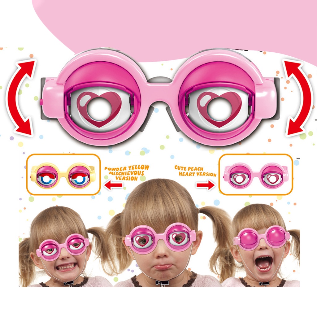 Mắt Kính Nhựa Hình Đôi Mắt Hài Hước Cho Bé