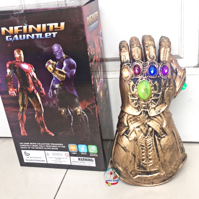 Găng tay Thanos - Găng tay vô cực, dùng pin, có âm thanh và ánh sáng
