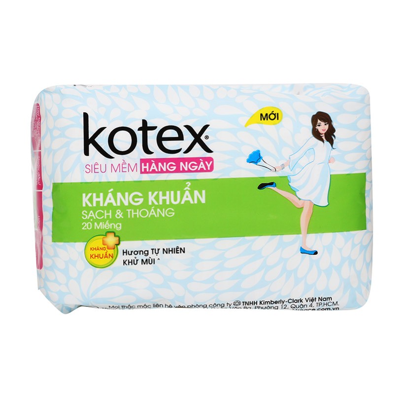 Băng vệ sinh Kotex hàng ngày 8 miếng/20 miếng