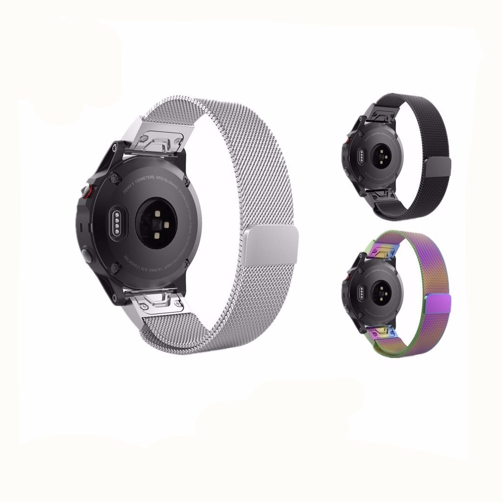 Dây Đeo Inox 22Cm Thay Thế Cho Đồng Hồ Thông Minh Garmin Fenix 5