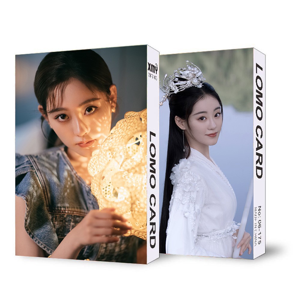 ( không kèm hộp ) Ảnh lomo IN HÌNH Chúc Tự Đan idol diễn viên cpop 30 tấm