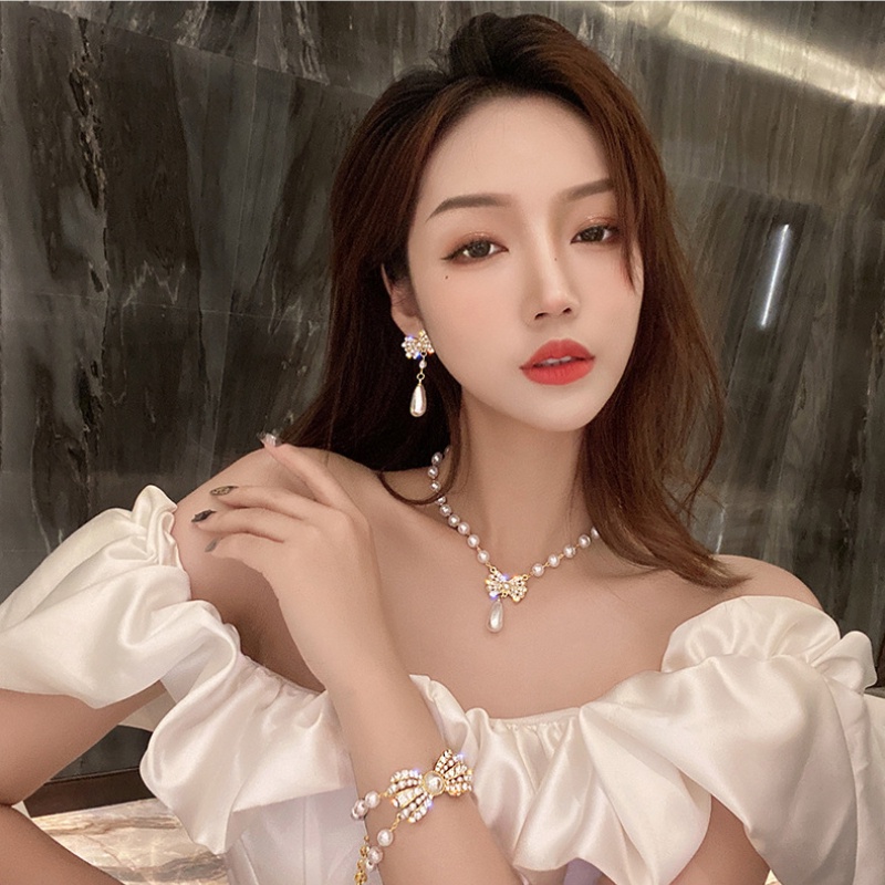 Vòng cổ/Vòng Tay/Vòng cổ Ngọc Trai Đơn Giản Hàng Mới 2022 Dành Cho Nữ