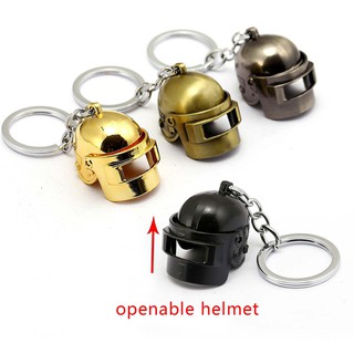 Móc khóa mô hình mũ bảo hiểm trong trò chơi PUBG