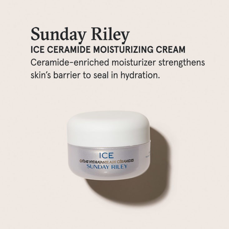 sunday riley ice ceramide moisturizing cream 8g