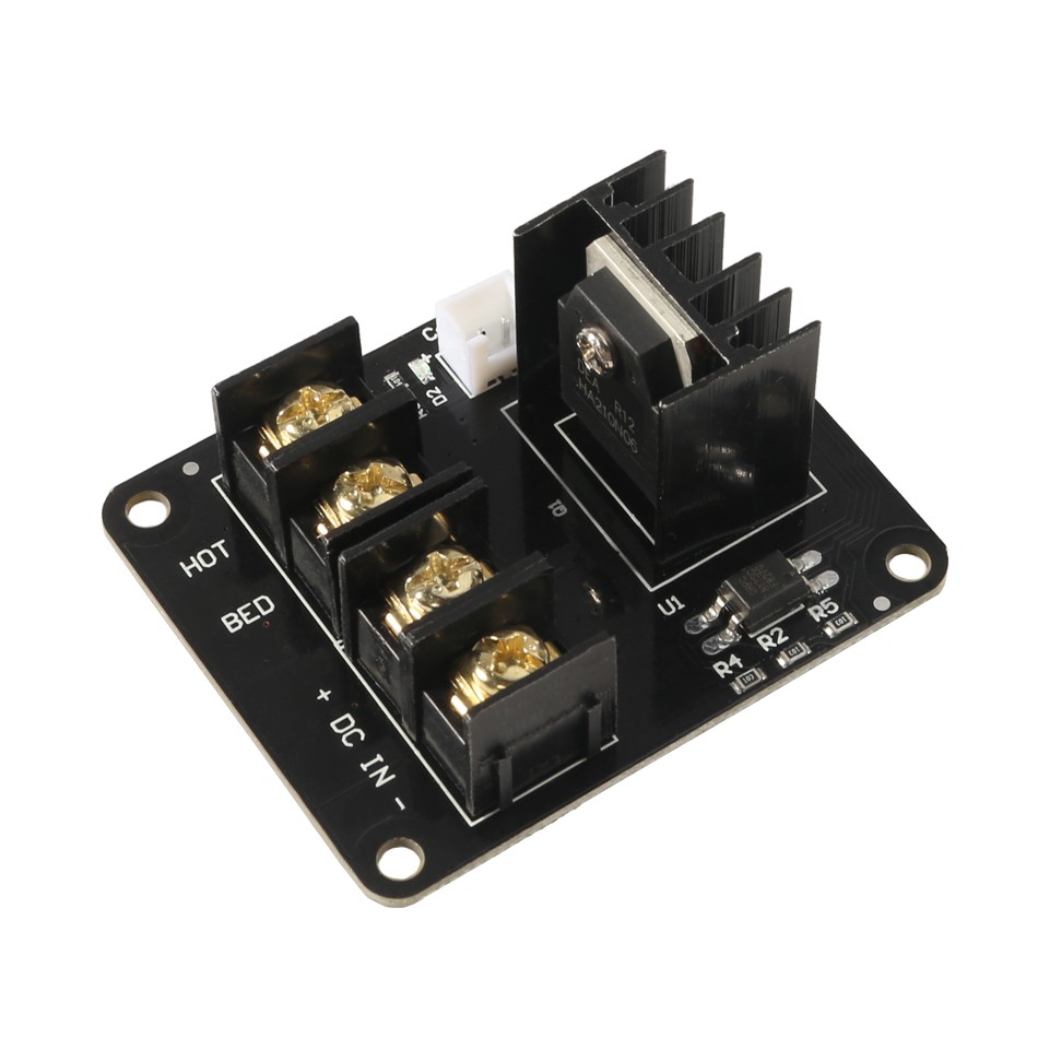 Máy in 3D Bảng mạch mở rộng nguồn cấp nóng Bộ điều khiển sưởi MOSFET Mô-đun tải dòng điện cao 25A 12V hoặc 24V cho các bộ phận máy in 3D