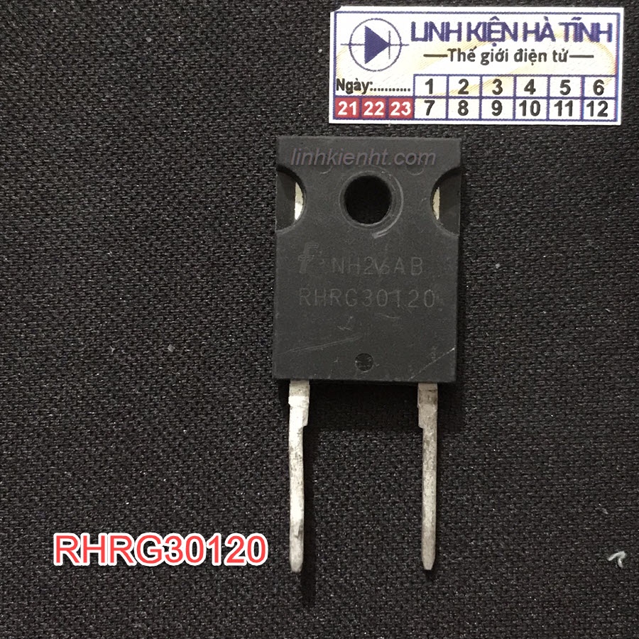 Đi ốt RHRG30120 R30120G2 30A / 1200V  tháo máy