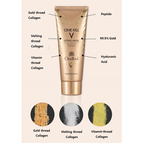 Cledbel Power Lift Program One Kill V Lifting Mask 70ml