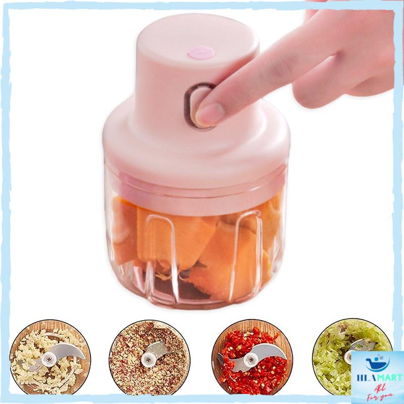 [Mã ELHA22 giảm 5% đơn 300K] Máy Xay Tỏi Hồng 250ml- Máy Xay Mini Xay Tỏi Ớt Tiêu Cầm Tay Đa Năng