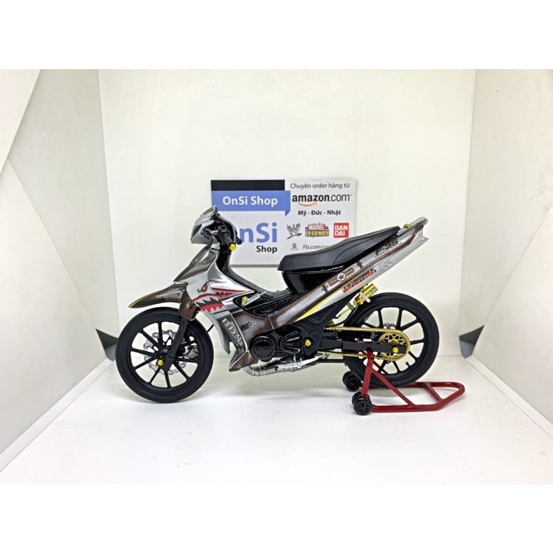 MÔ HÌNH YAZ 125cc  XE MOTOR ĐỘ F-35 TỈ LỆ 1/12