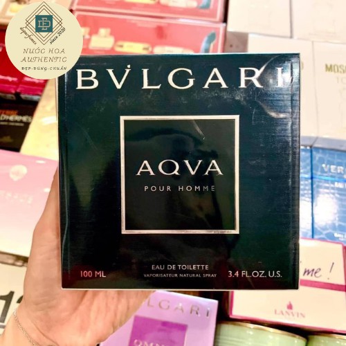 Mẫu Thử Nước Hoa Nam BVL AQVA | Thế Giới Skin Care