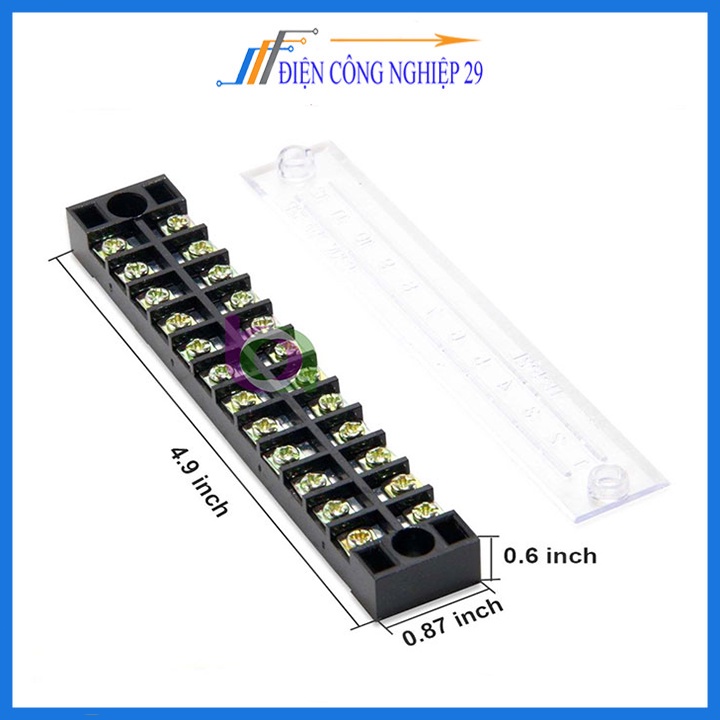 Cầu Đấu Điện Đủ Kích Thước TB1512 12P-15A