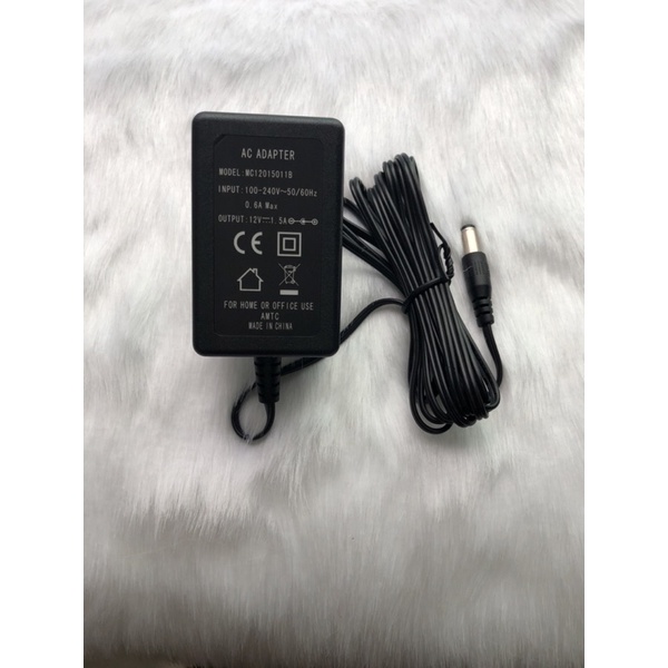 Nguồn 12V -1,5A chân to Chính hãng K+ cho camera -đầu ghi -đầu thu k+