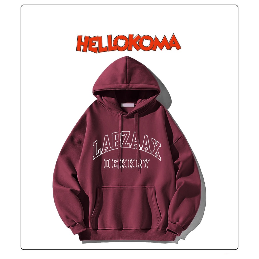 Áo Hoodie Lót Nhung Dày Dặn In Chữ Phong Cách Hong Kong Thời Trang Mùa Đông Cho Nam Và Nữ