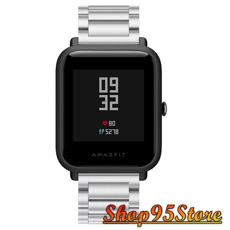 Dây đeo kim loại dành cho Xiaomi Amazfit Bip