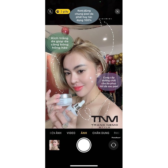 Combo kem face serum và chống nắng Trang Nemo