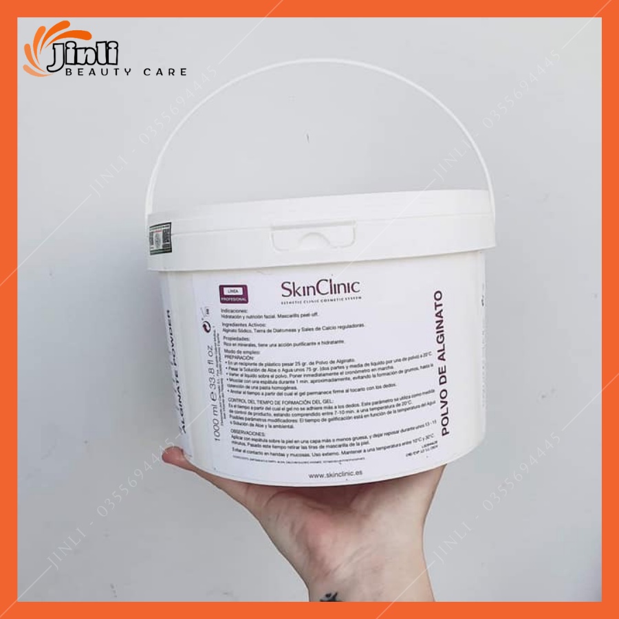 - Mặt nạ tảo nâu SkinClinic Alginate Powder Face Mask - giảm đỏ, ngừa thâm, tái tạo da