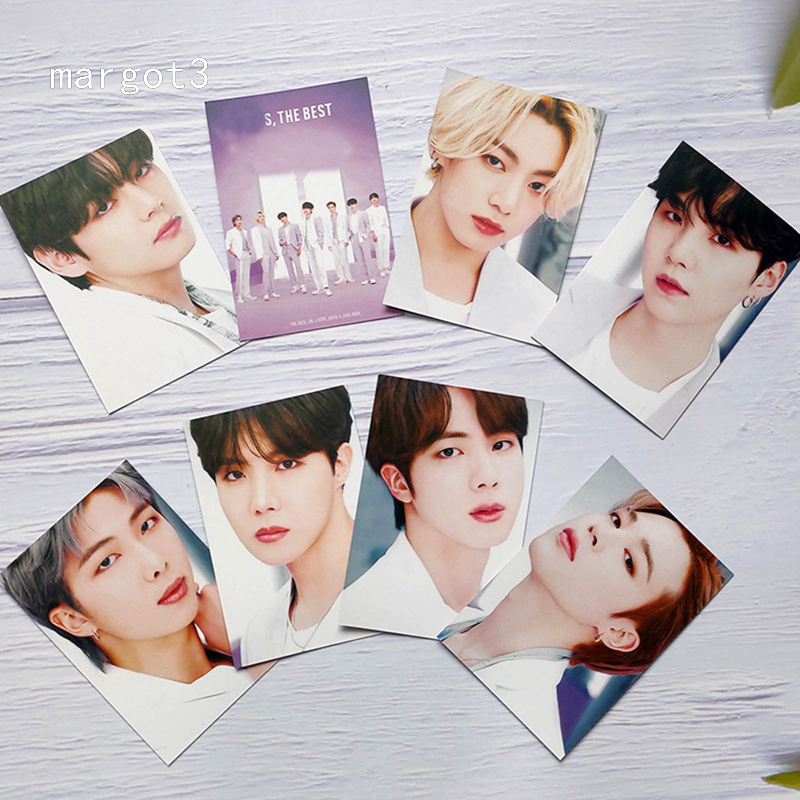 Margot 8pcs BTS "THE BEST" photo card postcard