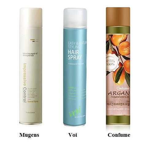 Gôm Mềm Tạo Kiểu Tóc Confume Argan Treatment Spray Cao Cấp Hàn Quốc