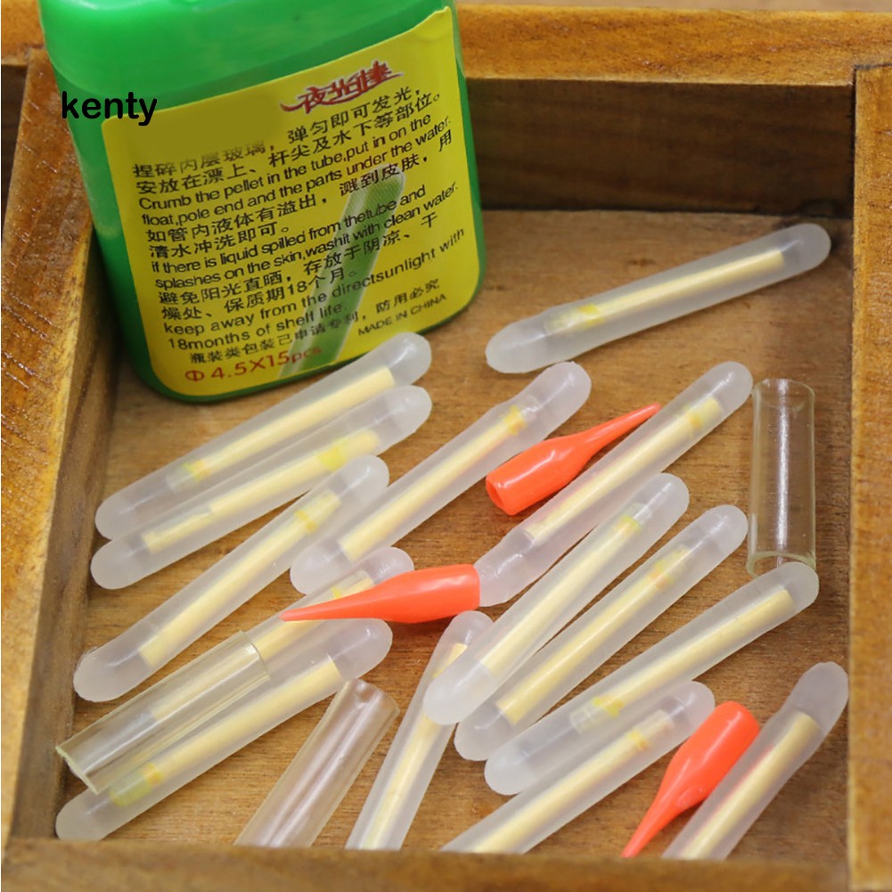Kt KT☆Bộ 15 Que Phát Sáng Nổi Trên Mặt Nước