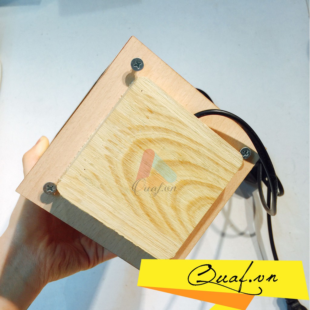 Phôi khung đèn tranh gỗ chữ nhật in ảnh