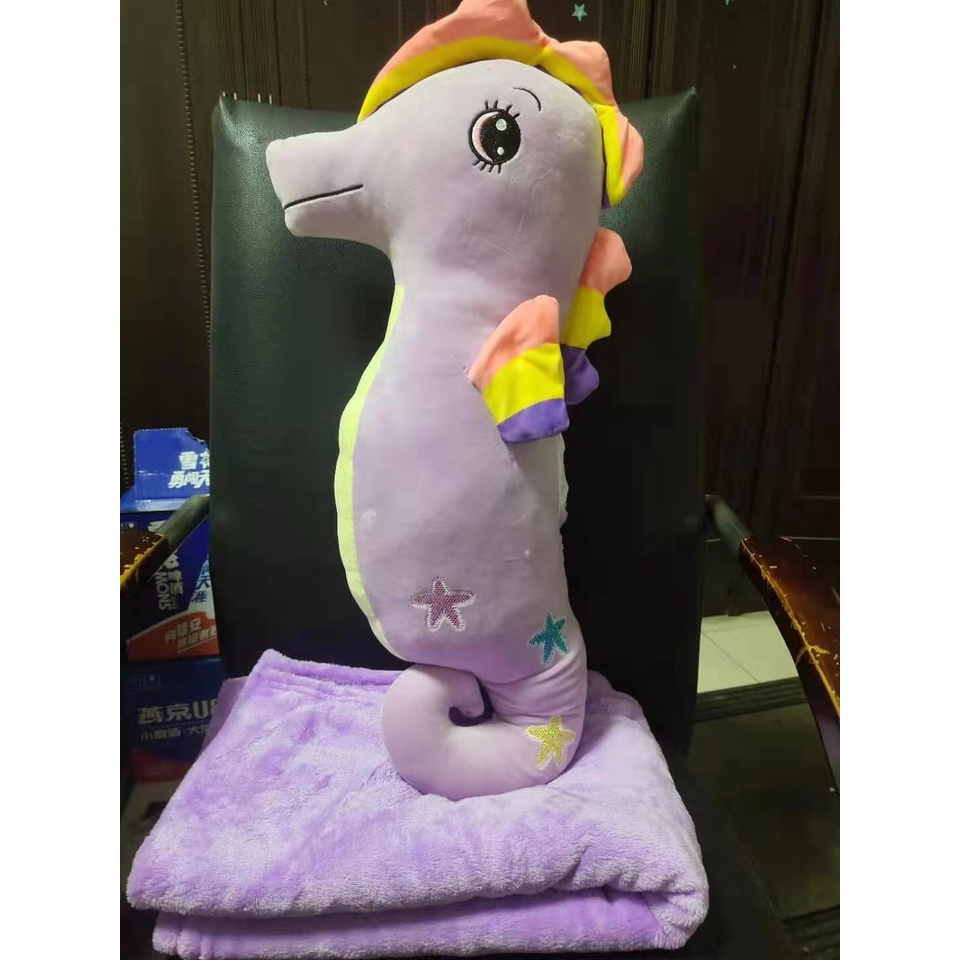 Bộ chăn gối hình cá ngựa Ghome