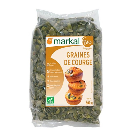 Hạt Bí Hữu Cơ Markal 500g