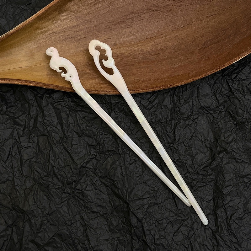 Trâm Cài Tóc Đính Ngọc Trai Kiểu Hán Phục Thời Trang Hàn Quốc Dễ Phối Đồ