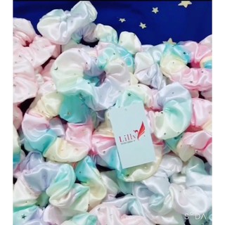 DÂY BUỘC TÓC, CỘT TÓC VẢI NGÀN SAO HỌA TIẾT MIX MÀU TỔNG H