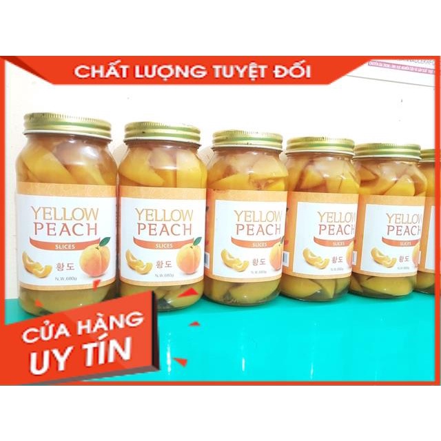 Tổng Buôn Siêu rẻ > ĐÀO NGÂM HÀN QUỐC 680G ĐÀO VÀNG NONGWOO
