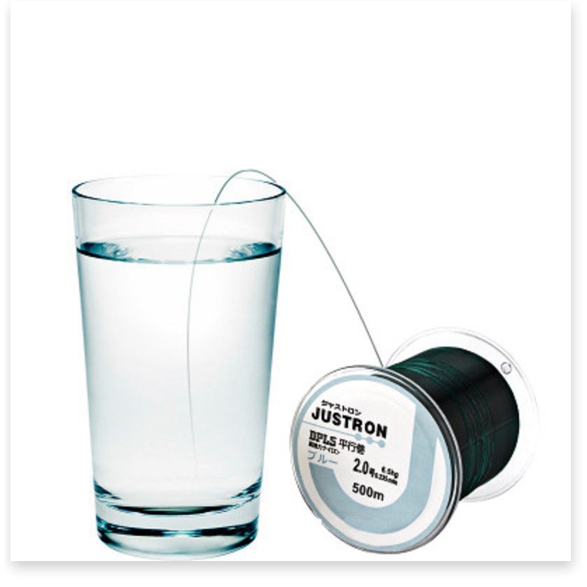 Cước Câu Cá DAIWA Justron 500M Chính Hãng Siêu Dai Đủ Size Đủ Màu Sắc - Đồ Câu DHS