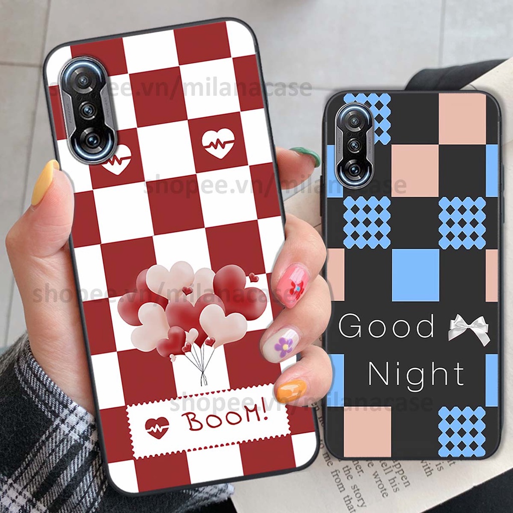 Ốp Xiaomi Redmi K40 / Redmi K40 Pro caro họa tiết nhiều màu sắc siêu đẹp thời trang cá tính