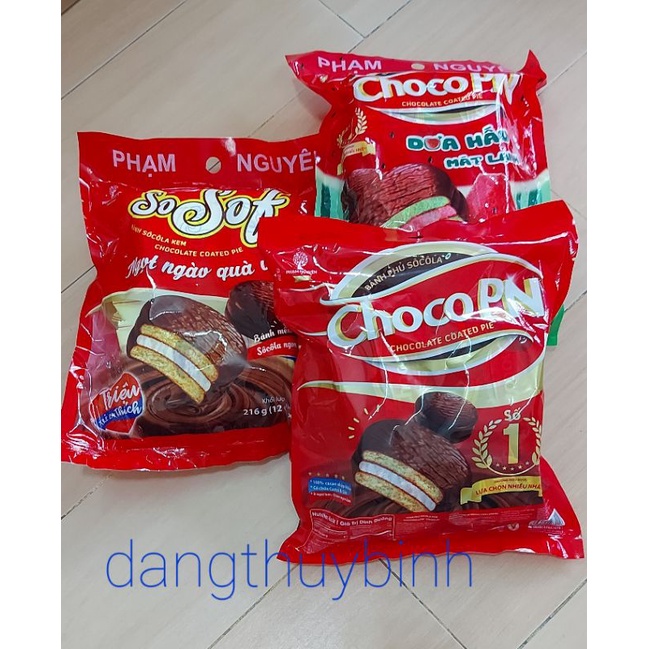 Bánh Choco PN_Phạm Nguyên bịch 12 cái