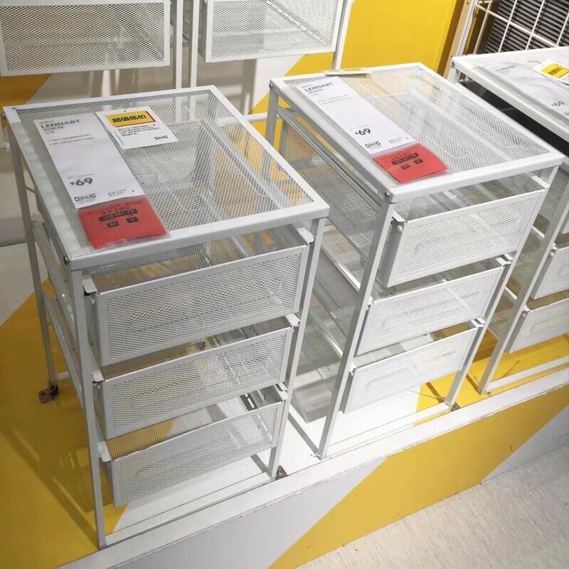 Kệ Để Tài Liệu Làm Việc IKEA  Giá Có Ngăn Kéo Để Đồ Skin Care Chimi House
