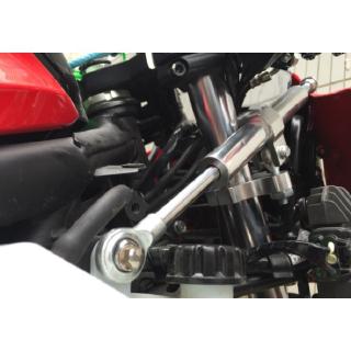 330mm Aluminum Steering Damper Motorcycle Universal Stabilizer Linear Multicolor