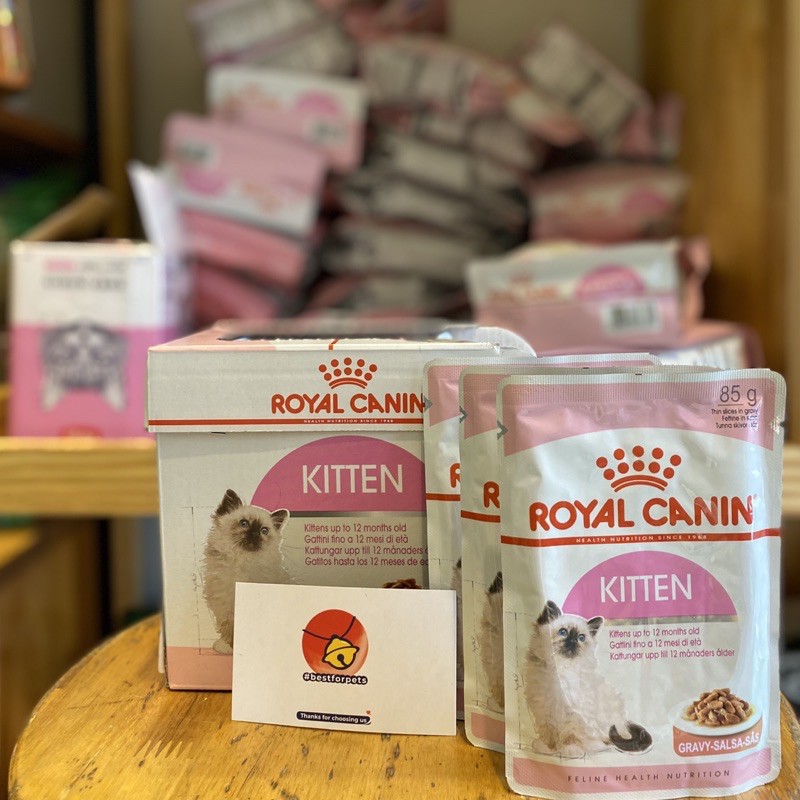 THỨC ĂN CHO MÈO CON DẠNG ƯỚT ROYAL CANIN KITTEN INSTINCTIVE - GÓI 85g