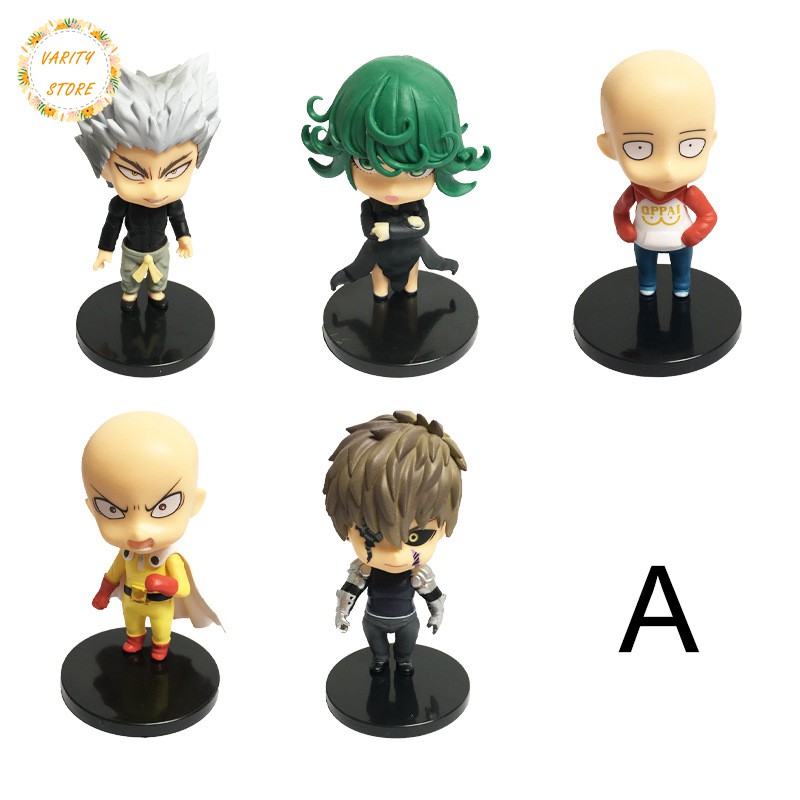 Set 5 Mô Hình Nhân Vật Saitama Tatsumaki Genos Trong One Punch-man Bằng Pvc