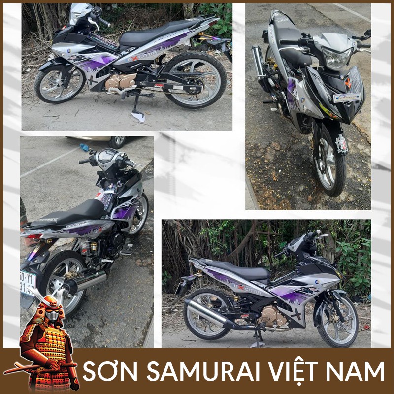 Combo Màu Bạc Pha Lê Y155 Sơn Samurai