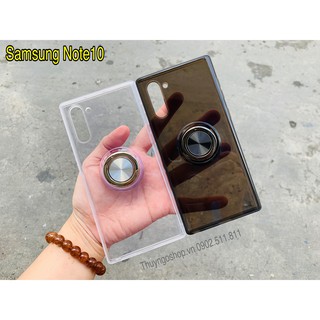Ốp silicon kèm iring siêu mỏng xoay 360 - Note9 / Note10 / Note10 Plus