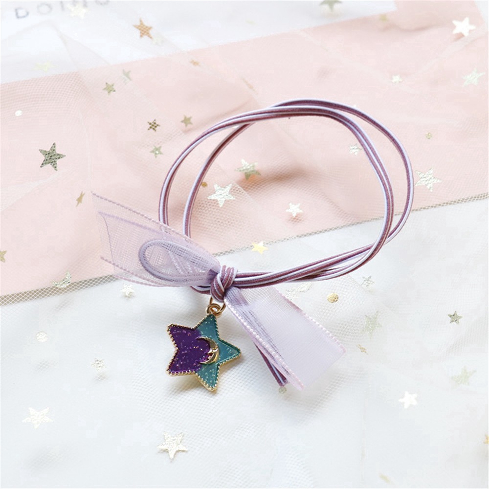 Buộc tóc hình ngôi sao xinh xắn dành cho nữ