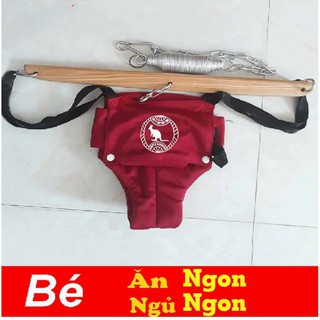 Xích đu nhún nhảy cho bé kiểu móc treo