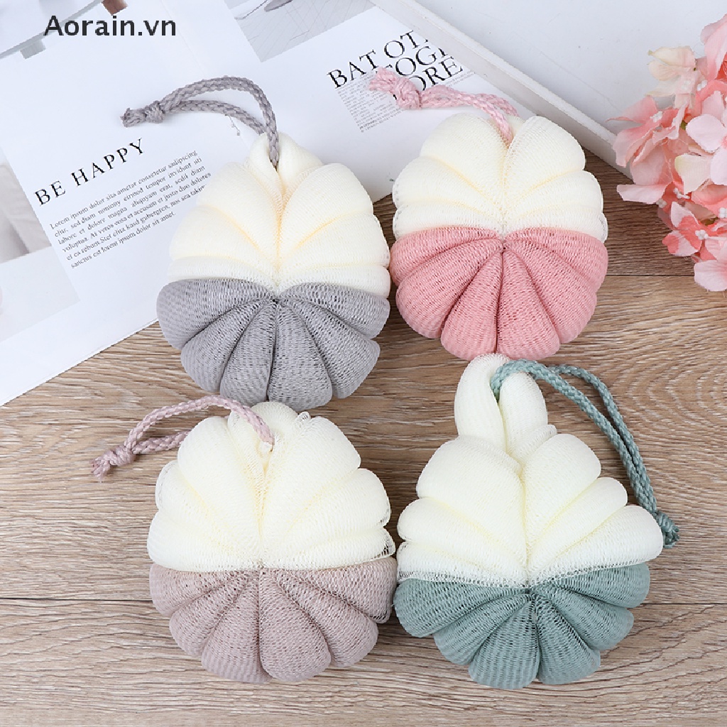 Bông Tắm Sợi nylon Cotton Siêu Mềm Hình Bông Hoa Giúp Tẩy Tế Bào Chết Cho Cơ